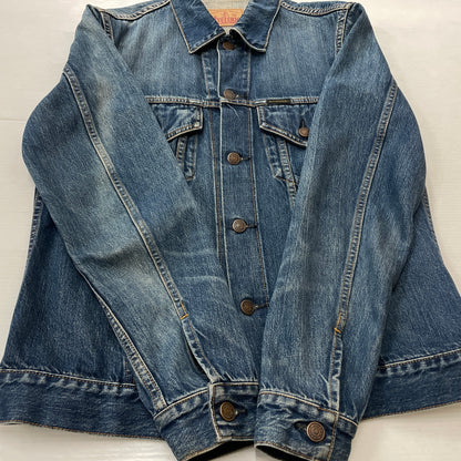 【中古品】【メンズ】 HYSTERIC GLAMOUR ヒステリックグラマー 3RD DENIM JACKET 0263AB13 サード デニム ジャケット アウター 140-260919-sa-15-teih サイズ：M カラー：インディゴ 万代Net店