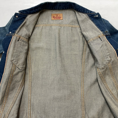 【中古品】【メンズ】 HYSTERIC GLAMOUR ヒステリックグラマー 3RD DENIM JACKET 0263AB13 サード デニム ジャケット アウター 140-260919-sa-15-teih サイズ：M カラー：インディゴ 万代Net店