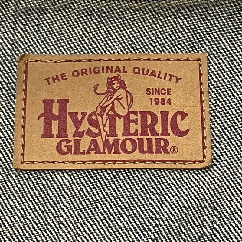 【中古品】【メンズ】 HYSTERIC GLAMOUR ヒステリックグラマー 3RD DENIM JACKET 0263AB13 サード デニム ジャケット アウター 140-260919-sa-15-teih サイズ：M カラー：インディゴ 万代Net店