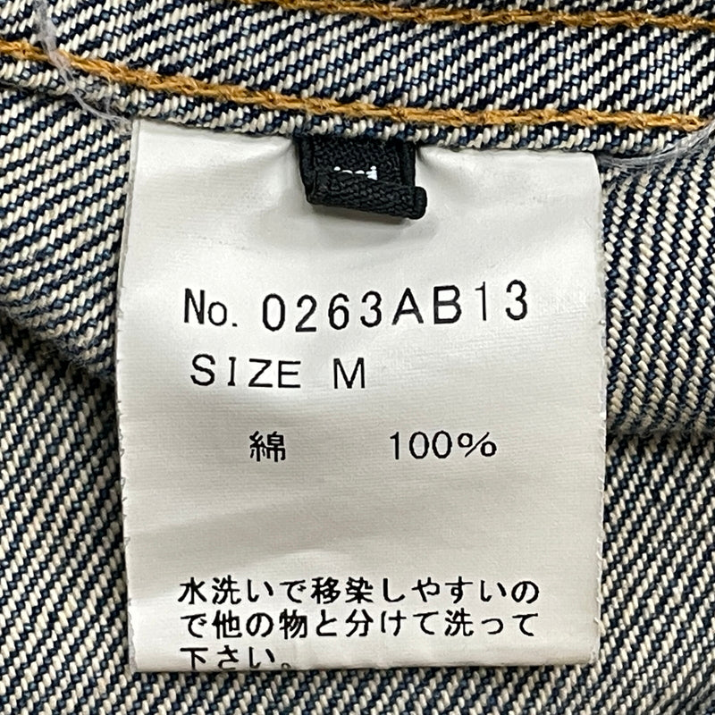 【中古品】【メンズ】 HYSTERIC GLAMOUR ヒステリックグラマー 3RD DENIM JACKET 0263AB13 サード デニム ジャケット アウター 140-260919-sa-15-teih サイズ：M カラー：インディゴ 万代Net店
