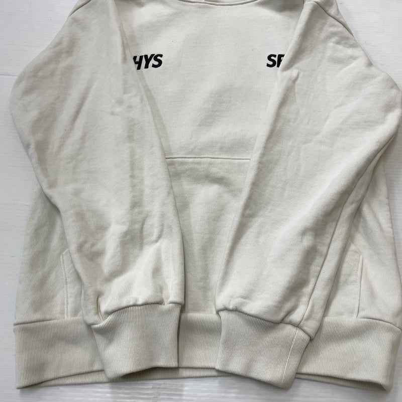 【中古品】【メンズ】 WIND AND SEA ウィンダンシー LOGO HOODIE WDS-C-HYS-23-APQ1-16 ロゴ フーディー 長袖 トップス 142-260919-sa-19-teih サイズ：XS カラー：ホワイト 万代Net店