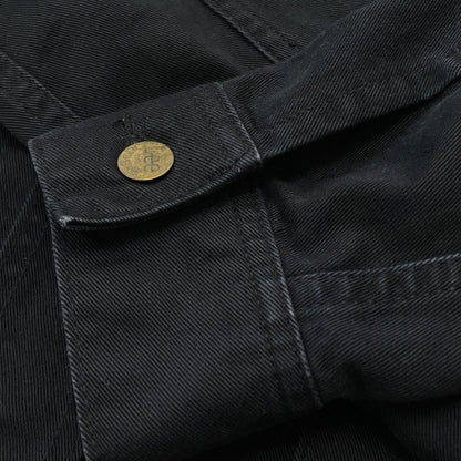 【中古品】【メンズ】 LEE リー TRACKER JACKET トラッカー ジャケット アウター 145-260919-sa-18-teih サイズ：M カラー：ブラック 万代Net店