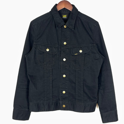 【中古品】【メンズ】 LEE リー TRACKER JACKET トラッカー ジャケット アウター 145-260919-sa-18-teih サイズ：M カラー：ブラック 万代Net店