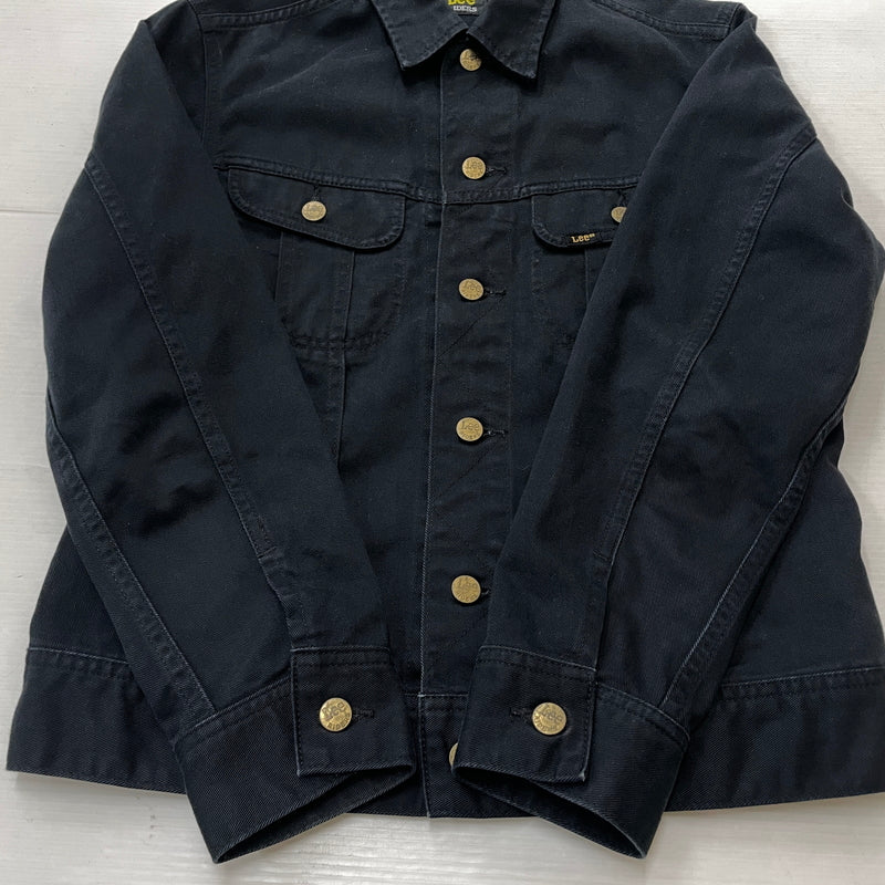 【中古品】【メンズ】 LEE リー TRACKER JACKET トラッカー ジャケット アウター 145-260919-sa-18-teih サイズ：M カラー：ブラック 万代Net店