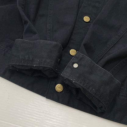【中古品】【メンズ】 LEE リー TRACKER JACKET トラッカー ジャケット アウター 145-260919-sa-18-teih サイズ：M カラー：ブラック 万代Net店