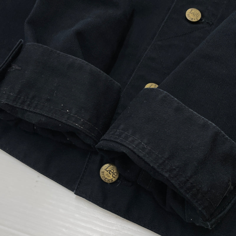 【中古品】【メンズ】 LEE リー TRACKER JACKET トラッカー ジャケット アウター 145-260919-sa-18-teih サイズ：M カラー：ブラック 万代Net店