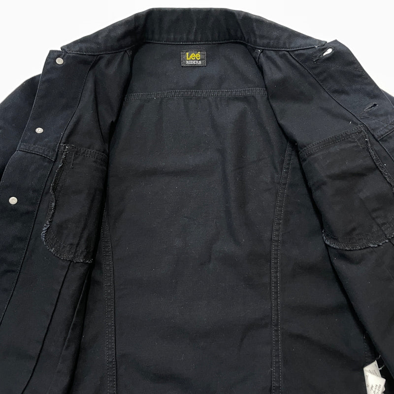 【中古品】【メンズ】 LEE リー TRACKER JACKET トラッカー ジャケット アウター 145-260919-sa-18-teih サイズ：M カラー：ブラック 万代Net店