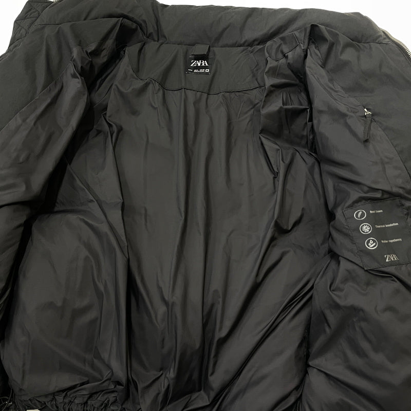 【中古品】【メンズ】 ZARA ザラ PUFF JACKET パフ ジャケット アウター 147-260919-sa-08-teih サイズ：S カラー：ブラック 万代Net店
