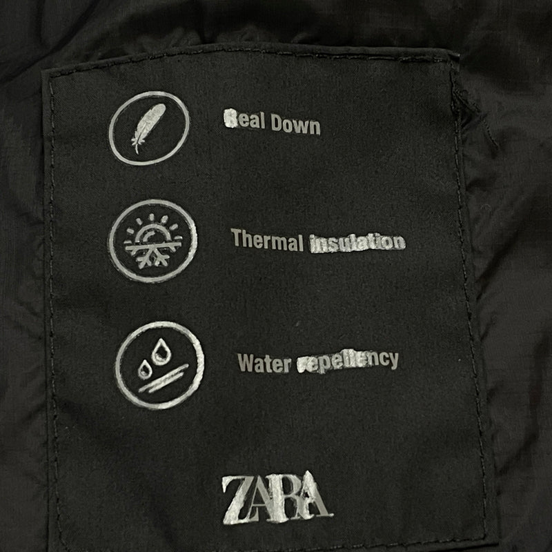 【中古品】【メンズ】 ZARA ザラ PUFF JACKET パフ ジャケット アウター 147-260919-sa-08-teih サイズ：S カラー：ブラック 万代Net店
