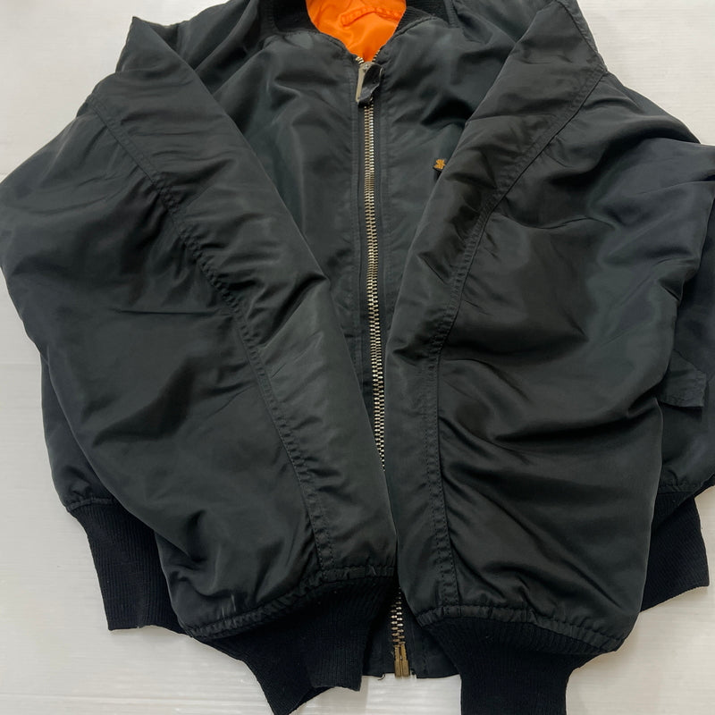 【中古品】【メンズ】 ALPHA アルファ MA-1 J-82790J エムエーワン ジャケット アウター リバーシブル 145-260919-sa-07-teih サイズ：M カラー：ブラック 万代Net店