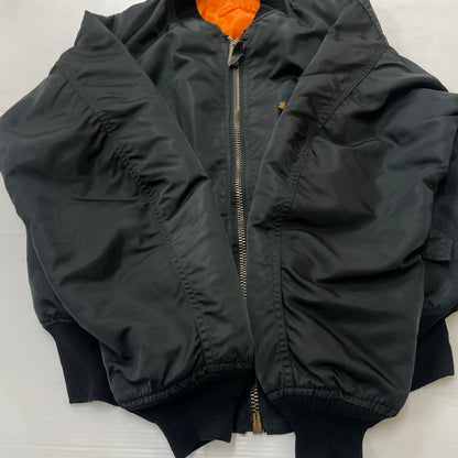 【中古品】【メンズ】 ALPHA アルファ MA-1 J-82790J エムエーワン ジャケット アウター リバーシブル 145-260919-sa-07-teih サイズ：M カラー：ブラック 万代Net店