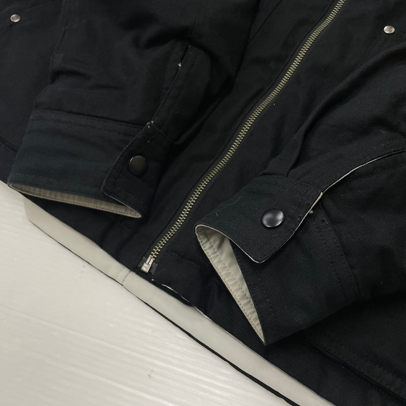【中古品】【メンズ】 X-LARGE アヴィレックス REVERSIBLE WORK JACKET 101233021017 リバーシブル ワーク ジャケット アウター 142-260919-sa-09-teih サイズ：M カラー：ブラック 万代Net店