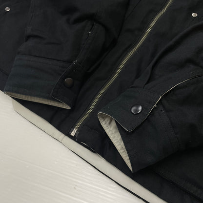 【中古品】【メンズ】 X-LARGE アヴィレックス REVERSIBLE WORK JACKET 101233021017 リバーシブル ワーク ジャケット アウター 142-260919-sa-09-teih サイズ：M カラー：ブラック 万代Net店