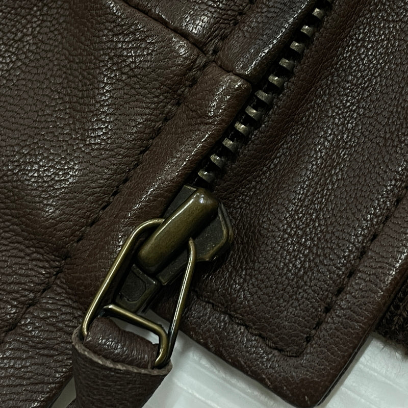 【中古品】【メンズ】 AVIREX アヴィレックス 6281005 GOAT LEATHER G-1 JACKET ゴード レザー ジーワン ジャケット アウター 145-260919-sa-06-teih サイズ：S カラー：ブラウン 万代Net店
