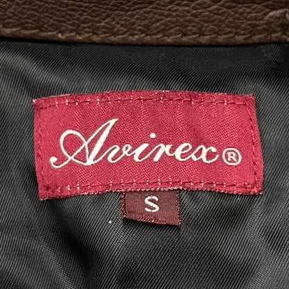 【中古品】【メンズ】 AVIREX アヴィレックス 6281005 GOAT LEATHER G-1 JACKET ゴード レザー ジーワン ジャケット アウター 145-260919-sa-06-teih サイズ：S カラー：ブラウン 万代Net店