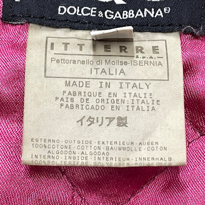 【現状渡し品】【メンズ】 DOLCE&GABBANA ドルチェアンドガッバーナ 00's MULTI PATCH TRACKER JACKET 2000年代 マルチパッチ トラッカー ジャケット アウター 141-260919-sa-05-teih サイズ：S カラー：ブラウン 万代Net店