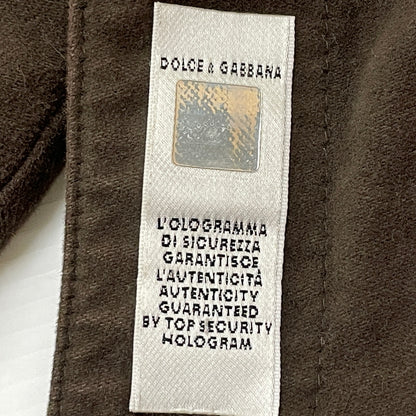 【現状渡し品】【メンズ】 DOLCE&GABBANA ドルチェアンドガッバーナ 00's MULTI PATCH TRACKER JACKET 2000年代 マルチパッチ トラッカー ジャケット アウター 141-260919-sa-05-teih サイズ：S カラー：ブラウン 万代Net店