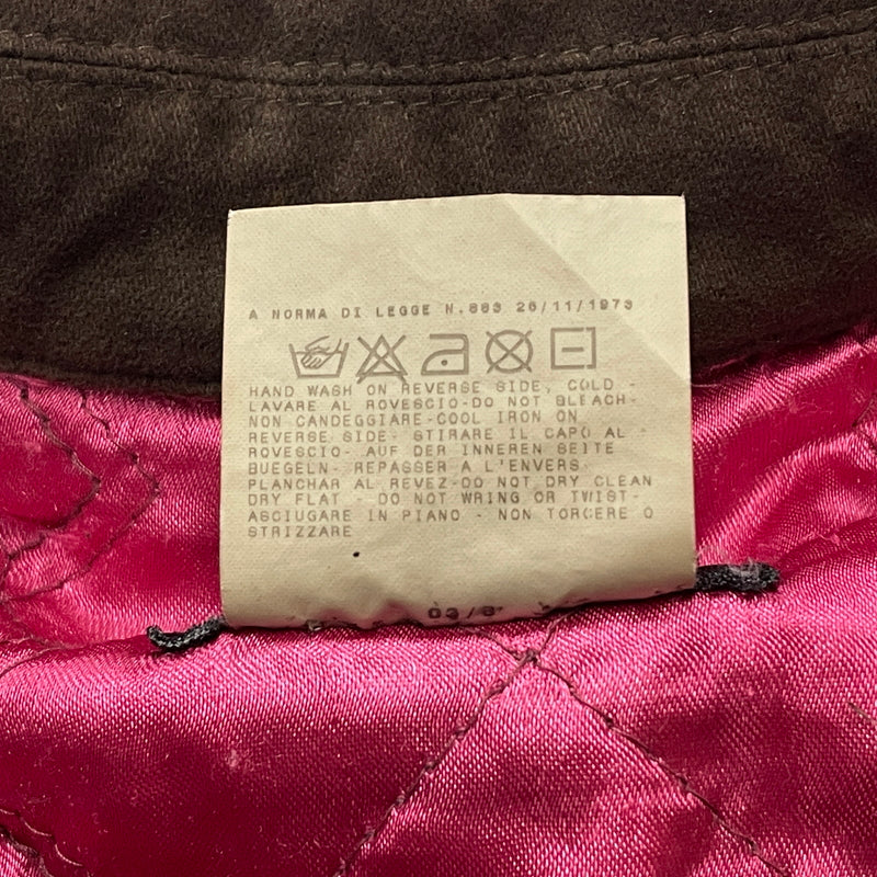 【現状渡し品】【メンズ】 DOLCE&GABBANA ドルチェアンドガッバーナ 00's MULTI PATCH TRACKER JACKET 2000年代 マルチパッチ トラッカー ジャケット アウター 141-260919-sa-05-teih サイズ：S カラー：ブラウン 万代Net店