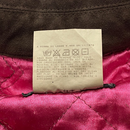 【現状渡し品】【メンズ】 DOLCE&GABBANA ドルチェアンドガッバーナ 00's MULTI PATCH TRACKER JACKET 2000年代 マルチパッチ トラッカー ジャケット アウター 141-260919-sa-05-teih サイズ：S カラー：ブラウン 万代Net店