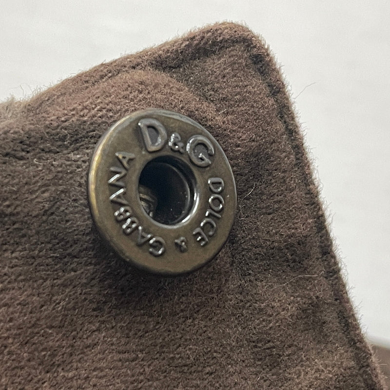 【現状渡し品】【メンズ】 DOLCE&GABBANA ドルチェアンドガッバーナ 00's MULTI PATCH TRACKER JACKET 2000年代 マルチパッチ トラッカー ジャケット アウター 141-260919-sa-05-teih サイズ：S カラー：ブラウン 万代Net店