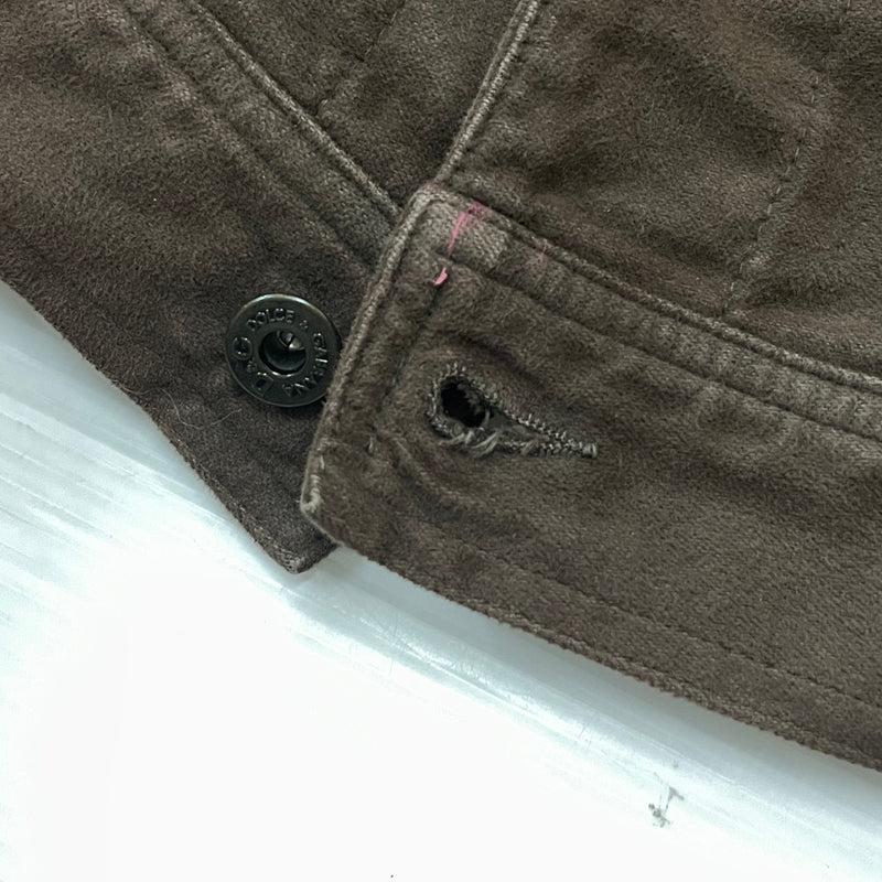 【現状渡し品】【メンズ】 DOLCE&GABBANA ドルチェアンドガッバーナ 00's MULTI PATCH TRACKER JACKET 2000年代 マルチパッチ トラッカー ジャケット アウター 141-260919-sa-05-teih サイズ：S カラー：ブラウン 万代Net店