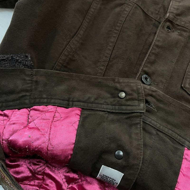 【現状渡し品】【メンズ】 DOLCE&GABBANA ドルチェアンドガッバーナ 00's MULTI PATCH TRACKER JACKET 2000年代 マルチパッチ トラッカー ジャケット アウター 141-260919-sa-05-teih サイズ：S カラー：ブラウン 万代Net店