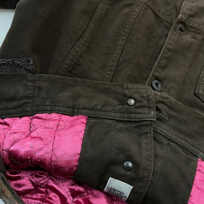 【現状渡し品】【メンズ】 DOLCE&GABBANA ドルチェアンドガッバーナ 00's MULTI PATCH TRACKER JACKET 2000年代 マルチパッチ トラッカー ジャケット アウター 141-260919-sa-05-teih サイズ：S カラー：ブラウン 万代Net店