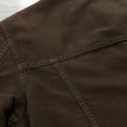 【現状渡し品】【メンズ】 DOLCE&GABBANA ドルチェアンドガッバーナ 00's MULTI PATCH TRACKER JACKET 2000年代 マルチパッチ トラッカー ジャケット アウター 141-260919-sa-05-teih サイズ：S カラー：ブラウン 万代Net店