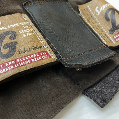 【現状渡し品】【メンズ】 DOLCE&GABBANA ドルチェアンドガッバーナ 00's MULTI PATCH TRACKER JACKET 2000年代 マルチパッチ トラッカー ジャケット アウター 141-260919-sa-05-teih サイズ：S カラー：ブラウン 万代Net店
