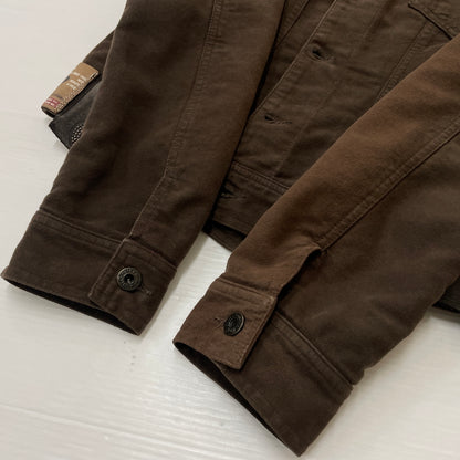【現状渡し品】【メンズ】 DOLCE&GABBANA ドルチェアンドガッバーナ 00's MULTI PATCH TRACKER JACKET 2000年代 マルチパッチ トラッカー ジャケット アウター 141-260919-sa-05-teih サイズ：S カラー：ブラウン 万代Net店