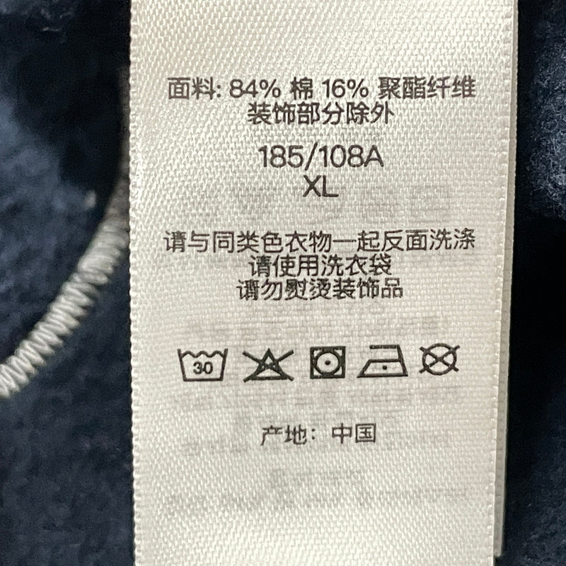【中古品】【メンズ】 SUPREME シュプリーム 25SS BIG LOGO ZIP UP HOODIE 2025年春夏 ビッグロゴ ジップ アップ フーディー 長袖 トップス フルジップパーカー 149-260919-sa-20-teih サイズ：XL カラー：ネイビー 万代Net店