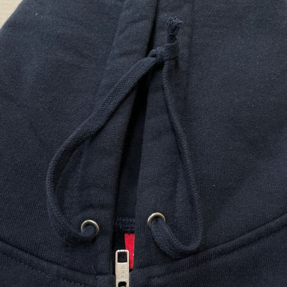 【中古品】【メンズ】 SUPREME シュプリーム 25SS BIG LOGO ZIP UP HOODIE 2025年春夏 ビッグロゴ ジップ アップ フーディー 長袖 トップス フルジップパーカー 149-260919-sa-20-teih サイズ：XL カラー：ネイビー 万代Net店