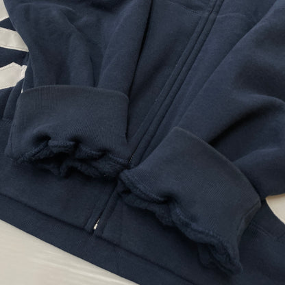【中古品】【メンズ】 SUPREME シュプリーム 25SS BIG LOGO ZIP UP HOODIE 2025年春夏 ビッグロゴ ジップ アップ フーディー 長袖 トップス フルジップパーカー 149-260919-sa-20-teih サイズ：XL カラー：ネイビー 万代Net店