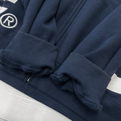 【中古品】【メンズ】 SUPREME シュプリーム 25SS BIG LOGO ZIP UP HOODIE 2025年春夏 ビッグロゴ ジップ アップ フーディー 長袖 トップス フルジップパーカー 149-260919-sa-20-teih サイズ：XL カラー：ネイビー 万代Net店