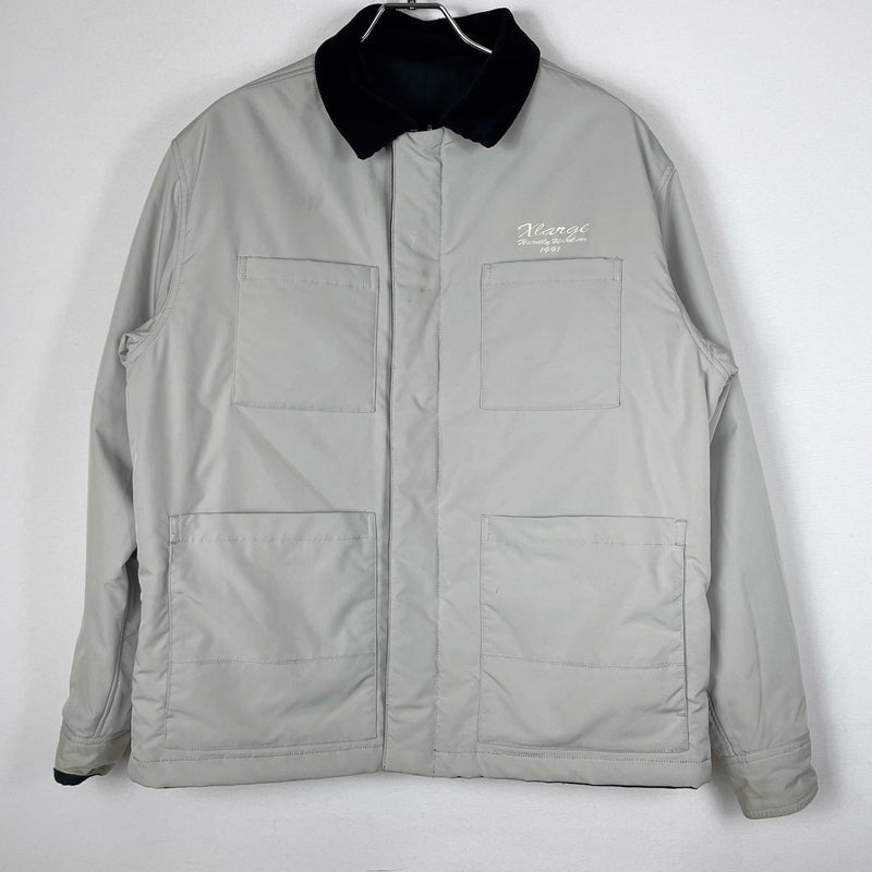【中古品】【メンズ】 X-LARGE アヴィレックス REVERSIBLE WORK JACKET 101233021017 リバーシブル ワーク ジャケット アウター 142-260919-sa-09-teih サイズ：M カラー：ブラック 万代Net店