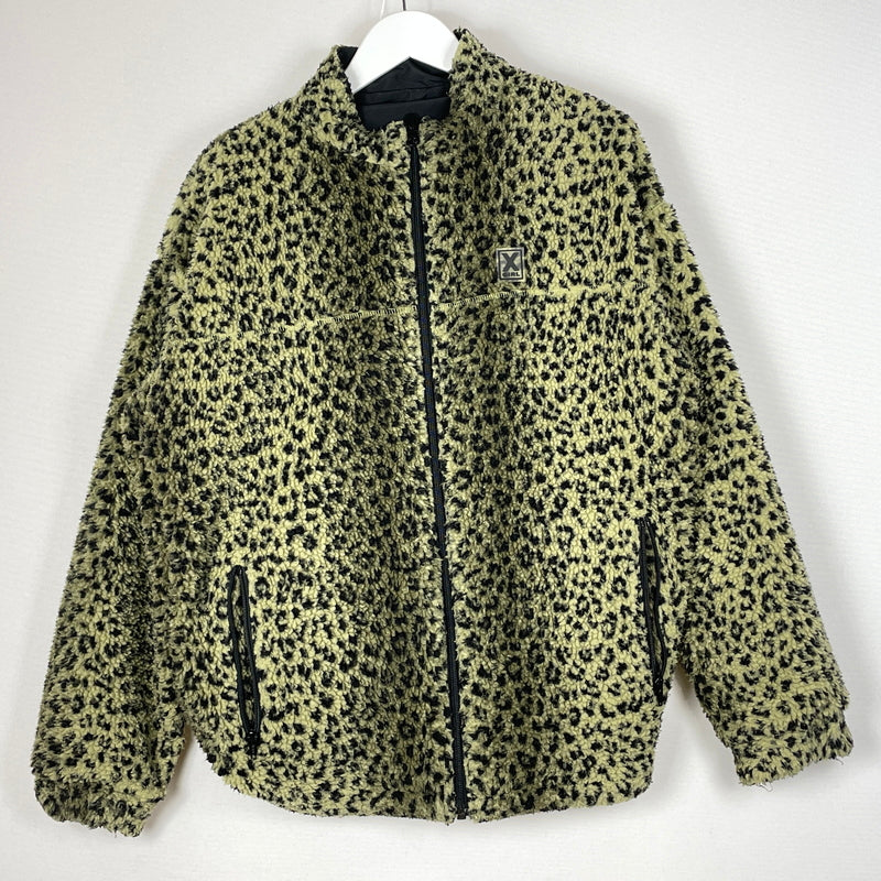 【現状渡し品】【レディース】 X-GIRL エックスガール REVERSIBLE BOA FLEECE JACKET 105214021016 リバーシブル ボア フリース ジャケット アウター 169-260919-sa-10-teih サイズ：S カラー：グリーン 万代Net店