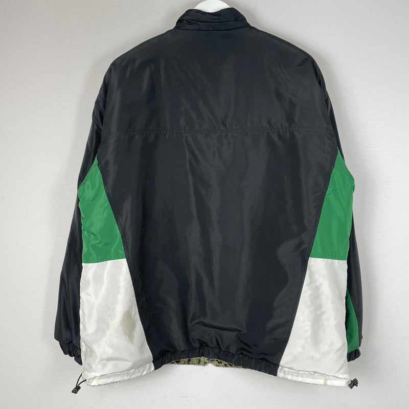 【現状渡し品】【レディース】 X-GIRL エックスガール REVERSIBLE BOA FLEECE JACKET 105214021016 リバーシブル ボア フリース ジャケット アウター 169-260919-sa-10-teih サイズ：S カラー：グリーン 万代Net店