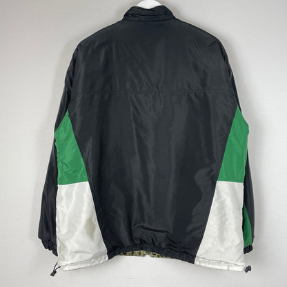 【現状渡し品】【レディース】 X-GIRL エックスガール REVERSIBLE BOA FLEECE JACKET 105214021016 リバーシブル ボア フリース ジャケット アウター 169-260919-sa-10-teih サイズ：S カラー：グリーン 万代Net店