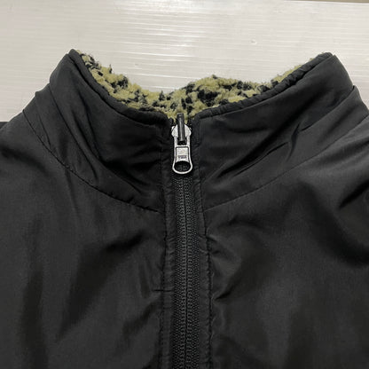 【現状渡し品】【レディース】 X-GIRL エックスガール REVERSIBLE BOA FLEECE JACKET 105214021016 リバーシブル ボア フリース ジャケット アウター 169-260919-sa-10-teih サイズ：S カラー：グリーン 万代Net店