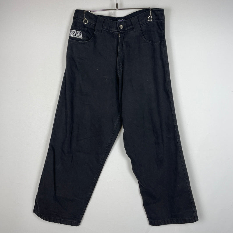【中古品】【メンズ】 EARL SKATEBOARD アール スケートボーズ DENIM PANTS デニム パンツ ボトムス ジーンズ 153-260919-sa-22-teih サイズ：S カラー：ブラック 万代Net店