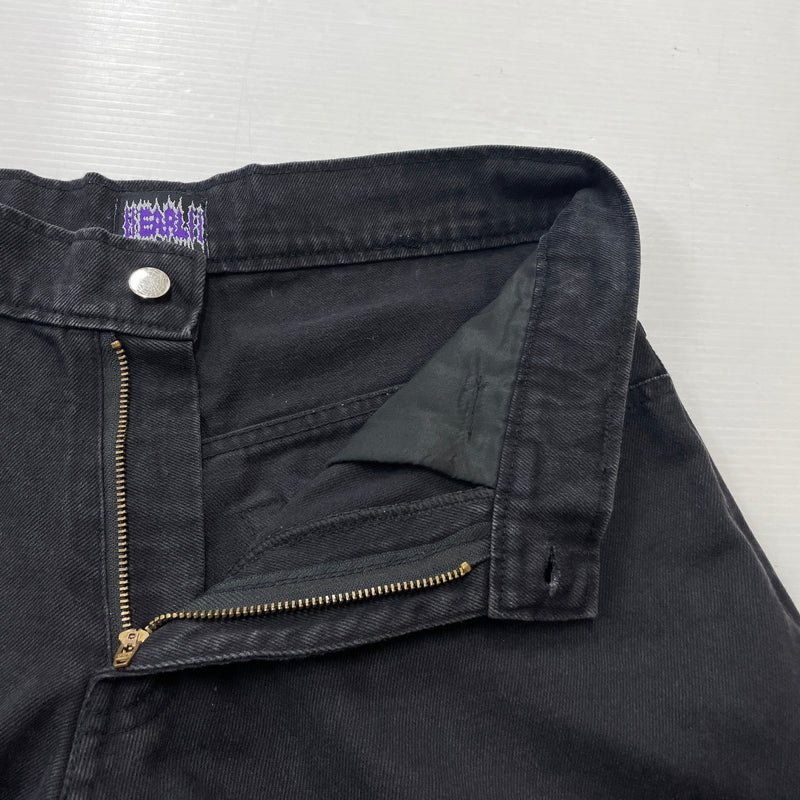 【中古品】【メンズ】 EARL SKATEBOARD アール スケートボーズ DENIM PANTS デニム パンツ ボトムス ジーンズ 153-260919-sa-22-teih サイズ：S カラー：ブラック 万代Net店