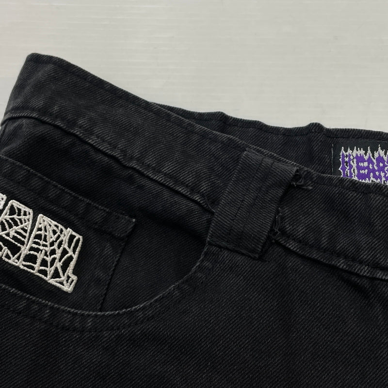 【中古品】【メンズ】 EARL SKATEBOARD アール スケートボーズ DENIM PANTS デニム パンツ ボトムス ジーンズ 153-260919-sa-22-teih サイズ：S カラー：ブラック 万代Net店