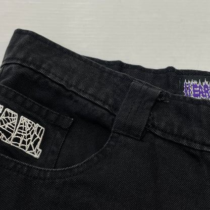 【中古品】【メンズ】 EARL SKATEBOARD アール スケートボーズ DENIM PANTS デニム パンツ ボトムス ジーンズ 153-260919-sa-22-teih サイズ：S カラー：ブラック 万代Net店