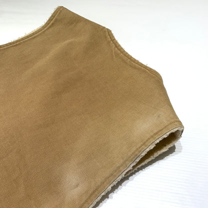 【現状渡し品】【メンズ】 Carhartt カーハート BOA DUCK VEST VINTAGE ボア ダック ベスト ライトアウター ヴィンテージ 145-260920-ko-01-teih サイズ：L カラー：ベージュ 万代Net店