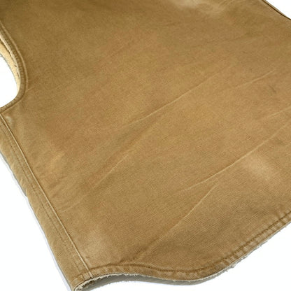 【現状渡し品】【メンズ】 Carhartt カーハート BOA DUCK VEST VINTAGE ボア ダック ベスト ライトアウター ヴィンテージ 145-260920-ko-01-teih サイズ：L カラー：ベージュ 万代Net店