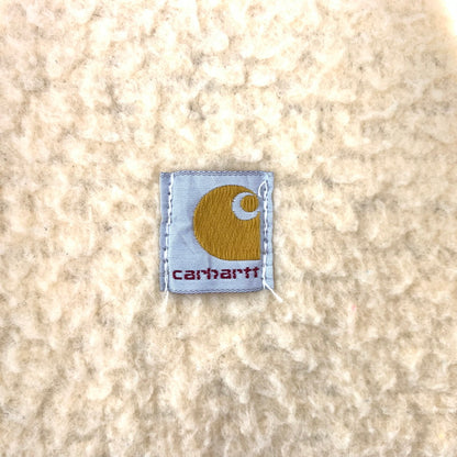 【現状渡し品】【メンズ】 Carhartt カーハート BOA DUCK VEST VINTAGE ボア ダック ベスト ライトアウター ヴィンテージ 145-260920-ko-01-teih サイズ：L カラー：ベージュ 万代Net店