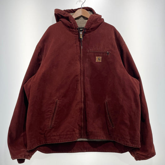 【中古品】【メンズ】 CARHARTT カーハート CLY SIERRA JACKET J141 クレイ シエラ ジャケット アウター 145-260919-yo-06-teih サイズ：3XL カラー：レンガ 万代Net店