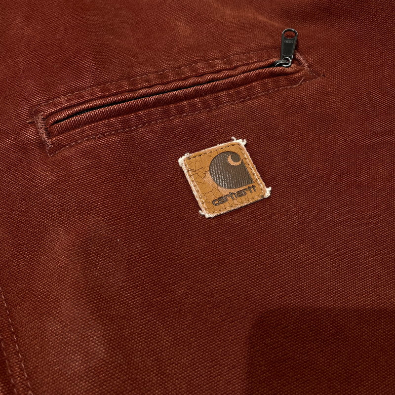 【中古品】【メンズ】 CARHARTT カーハート CLY SIERRA JACKET J141 クレイ シエラ ジャケット アウター 145-260919-yo-06-teih サイズ：3XL カラー：レンガ 万代Net店