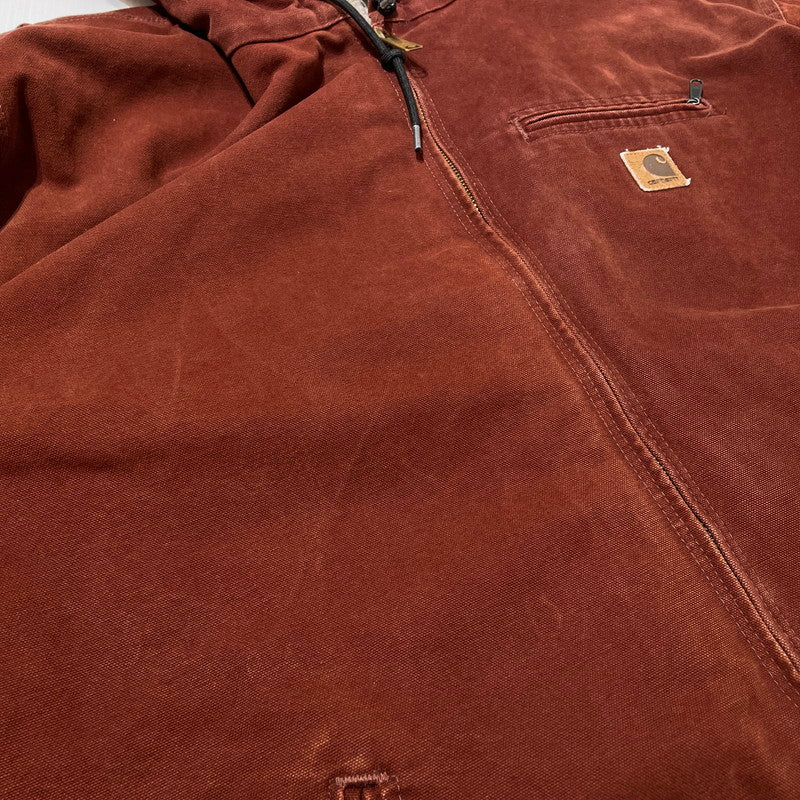 【中古品】【メンズ】 CARHARTT カーハート CLY SIERRA JACKET J141 クレイ シエラ ジャケット アウター 145-260919-yo-06-teih サイズ：3XL カラー：レンガ 万代Net店