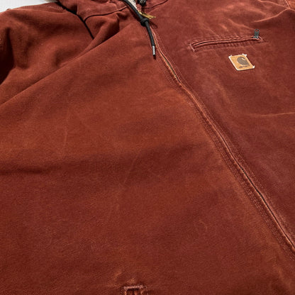 【中古品】【メンズ】 CARHARTT カーハート CLY SIERRA JACKET J141 クレイ シエラ ジャケット アウター 145-260919-yo-06-teih サイズ：3XL カラー：レンガ 万代Net店